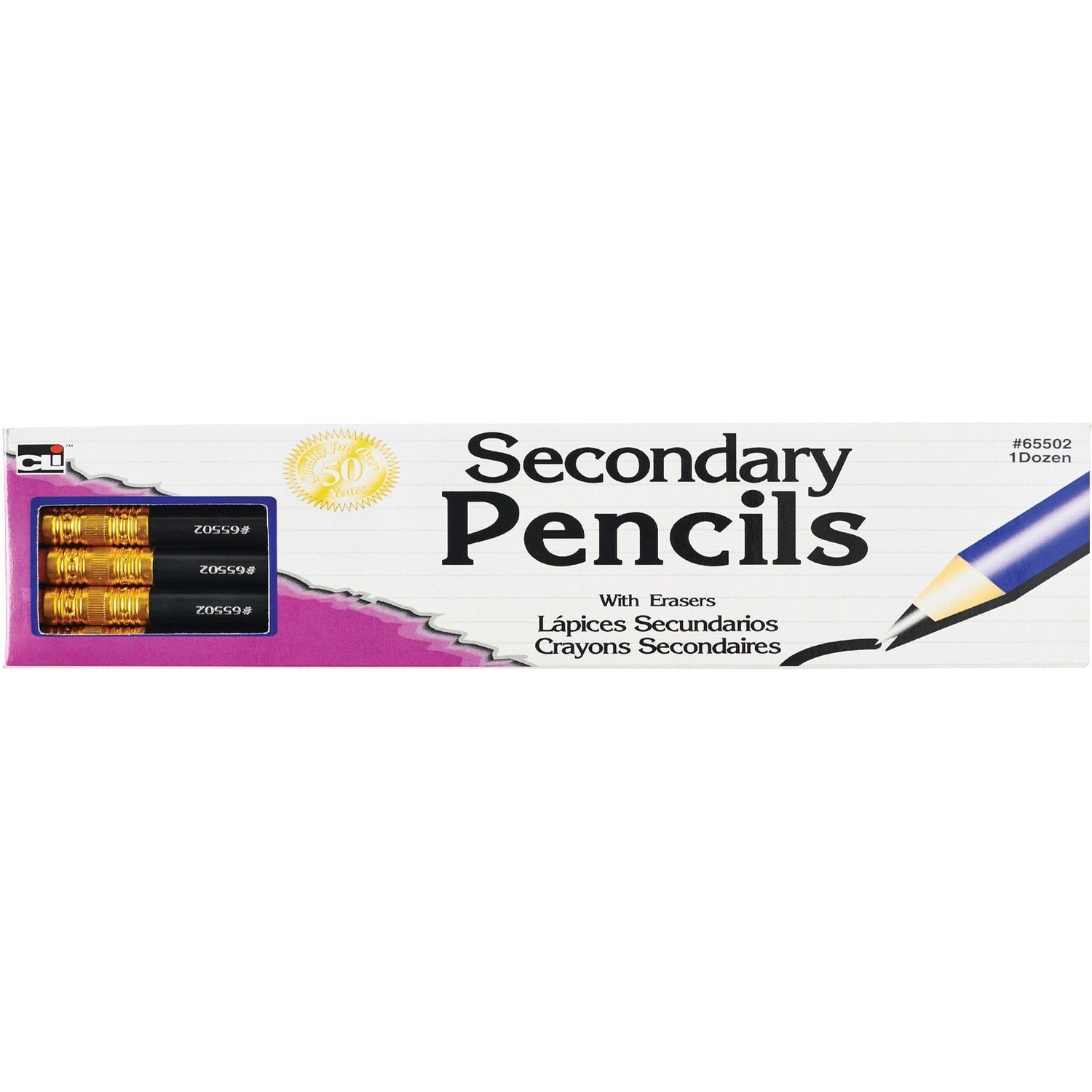 charles-leonard-secondary-pencils-w-erasers-num-leo65502_1