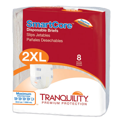 Tranquility SmartCore™ Unisex Adult Incontinence Brief 2X-Large Disposable Heavy Absorbency (801664_PK)
