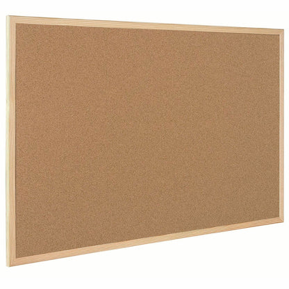 Bi-office Oak Frame Cork Bulletin Board, 48" Board Height x 72" Board Width (BVCSF352001239)
