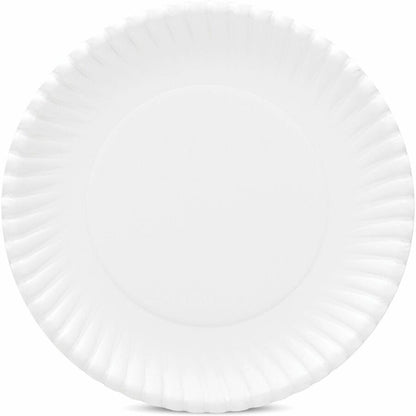 AJM 9" Original Heavyweight Plates, 9" Diameter, White, 120/Pack (AJMOH9AJBXWHPK)