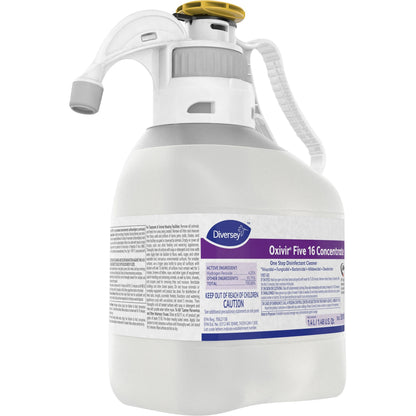 Diversey Oxivir Five 16 Disinfectant Cleaner, Concentrate, 47.3 fl oz, Characteristic Scent (DVO5019296)