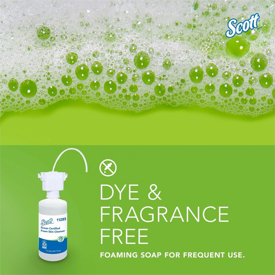 Scott Essential Green Certified Foam Skin Cleanser, 1.59 quart (KCC11285EA)