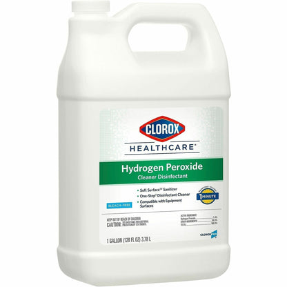 Clorox Healthcare Hydrogen Peroxide Cleaner Disinfectant Refill, 128 fl oz, 4/Carton (CLO30829)