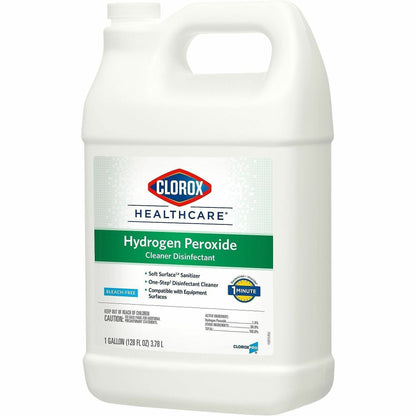 Clorox Healthcare Hydrogen Peroxide Cleaner Disinfectant Refill, 128 fl oz, 4/Carton (CLO30829)
