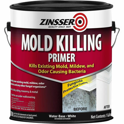 Zinsser Mold Killing Primer, White, 2/Carton (RST276049)