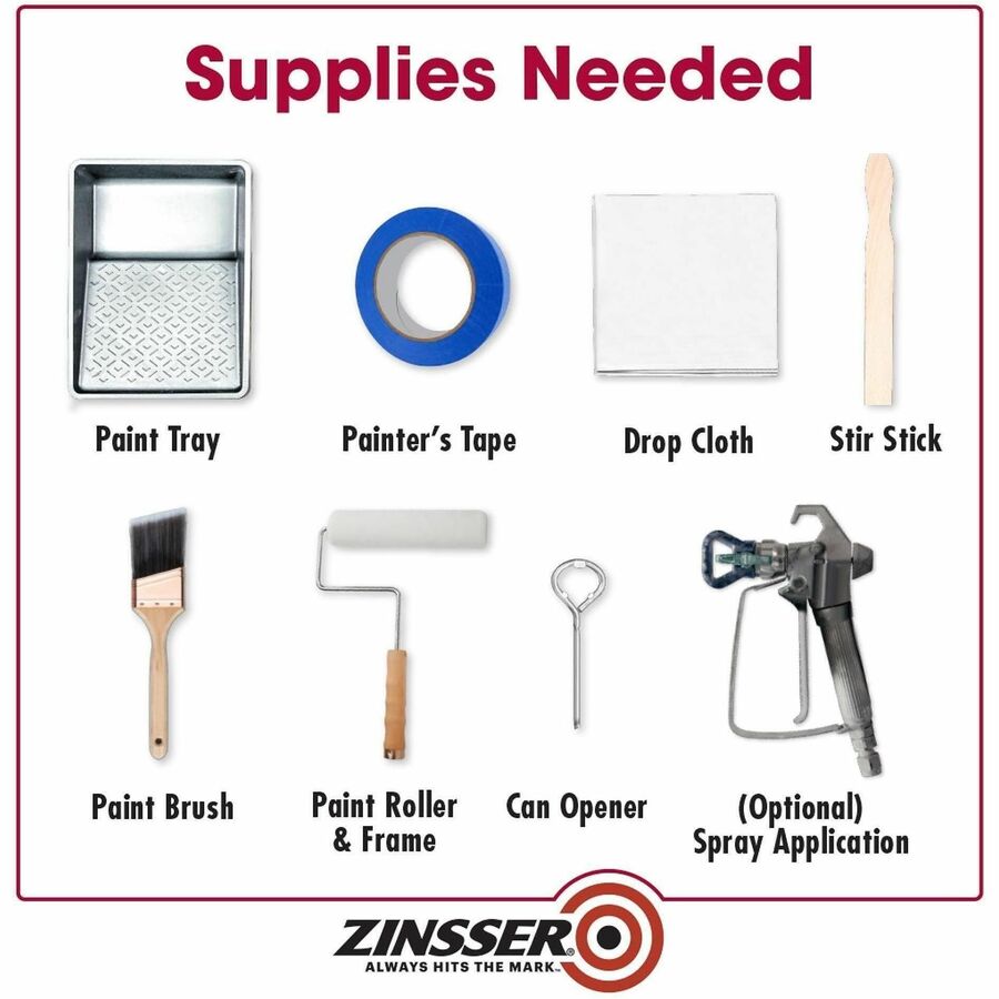 Zinsser Mold Killing Primer, White, 2/Carton (RST276049)