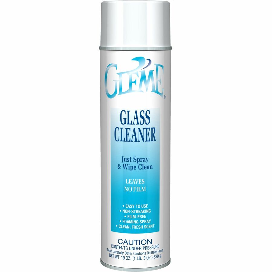 Claire Gleme Glass Cleaner, 19 fl oz, Clean & Fresh Scent, 12/Carton (CGCCL050)