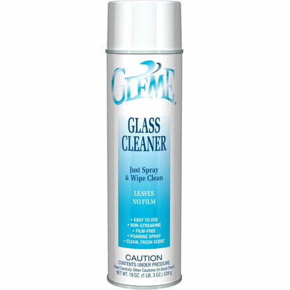 Claire Gleme Glass Cleaner, 19 fl oz, Clean & Fresh Scent, 12/Carton (CGCCL050)