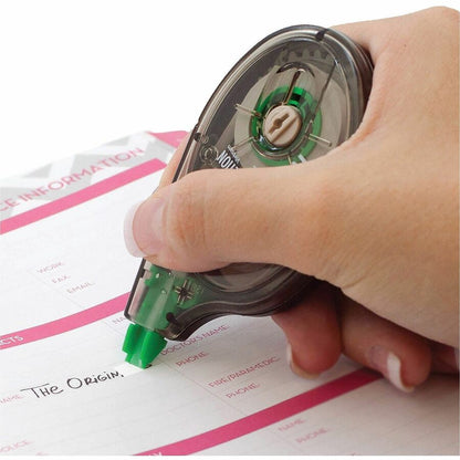 Tombow Original Mono Correction Tape, 0.16"W x 32.81' L, Non-Refillable Dispenser, White, 6/Pack (TOM68620BX)