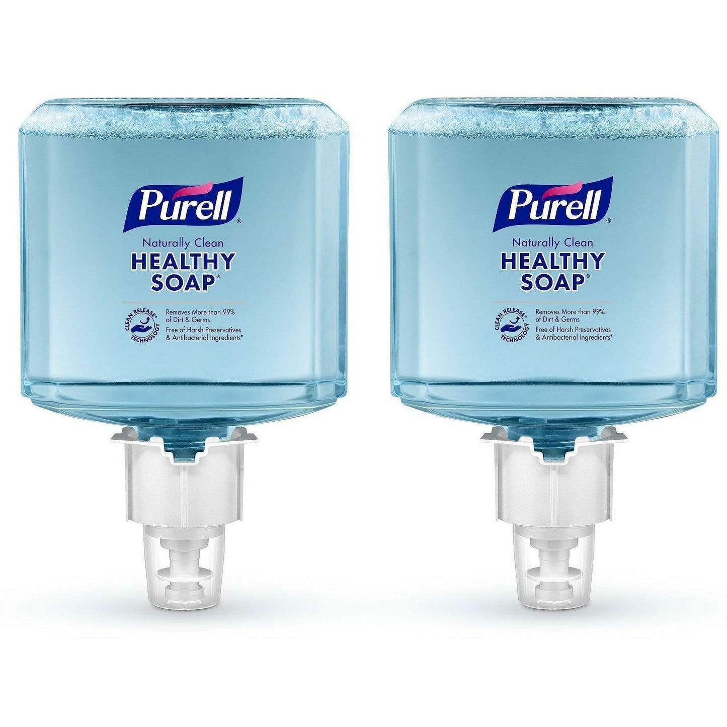 PURELL ES6 CRT HEALTHY SOAP Naturally Clean Foam, Naturally Clean Scent, 1.27 quart, 2/Carton (GOJ647102)