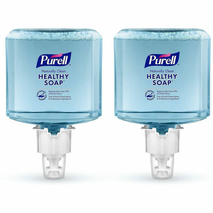 PURELL ES6 CRT HEALTHY SOAP Naturally Clean Foam, Naturally Clean Scent, 1.27 quart, 2/Carton (GOJ647102)