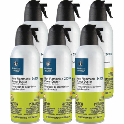 Business Source Nonflammable Power Duster, 10 oz, 6/Pack (BSN24310)