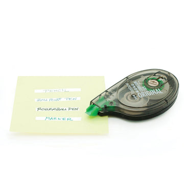 Tombow Original Mono Correction Tape, 0.16"W x 32.81' L, Acid-Free, Non-Refillable Dispenser, White, 6/Pack (TOM68627BX)