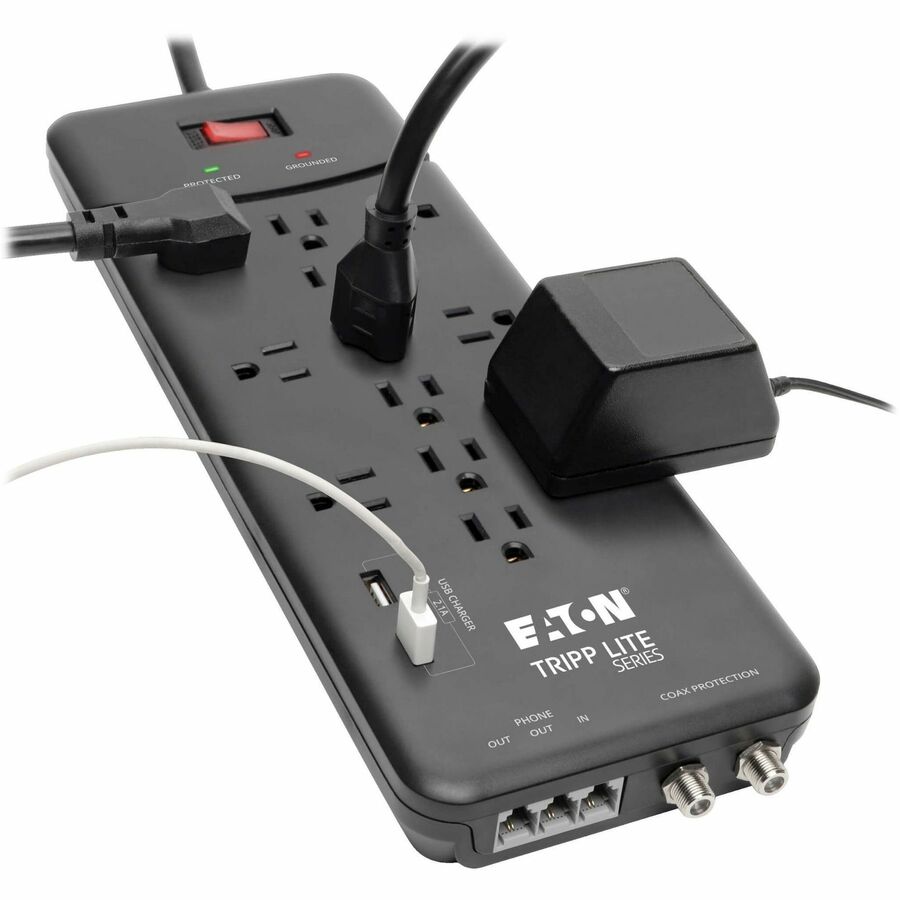 tripp-lite-series-protect-it-tlp128ttusbb-12-outlet-surge-suppressor-protector-12-x-nema-5-15r-2-x-usb-1800-va-4320-j-120-v-ac-input-phone-fax-modem-dsl-coaxial-cable-line-8-ft-trptlp128ttusbb_4