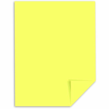 Exact Vellum Bristol Paper, Yellow, 92 Brightness, Letter, 8 1/2" x 11", 67 lb Basis Weight (WAU82331)