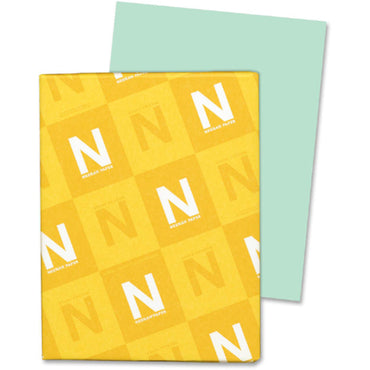 Exact Vellum Bristol Paper, 92 Brightness, Letter, 8 1/2" x 11", 67 lb Basis Weight, Green (WAU82351)