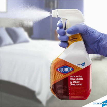 CloroxPro™ Disinfecting Bio Stain & Odor Remover Spray, 32 fl oz (CLO31903)