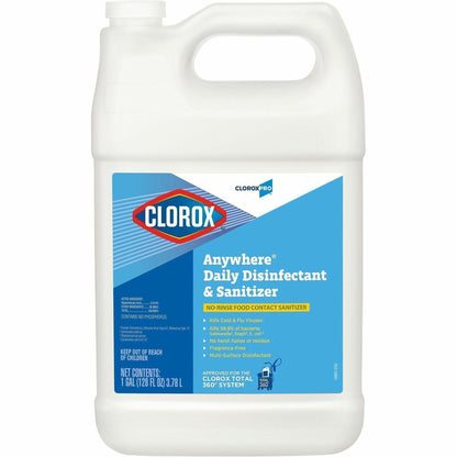 CloroxPro Anywhere Daily Disinfectant and Sanitizer Refill, 128 fl oz (4 quart) (CLO31651EA)