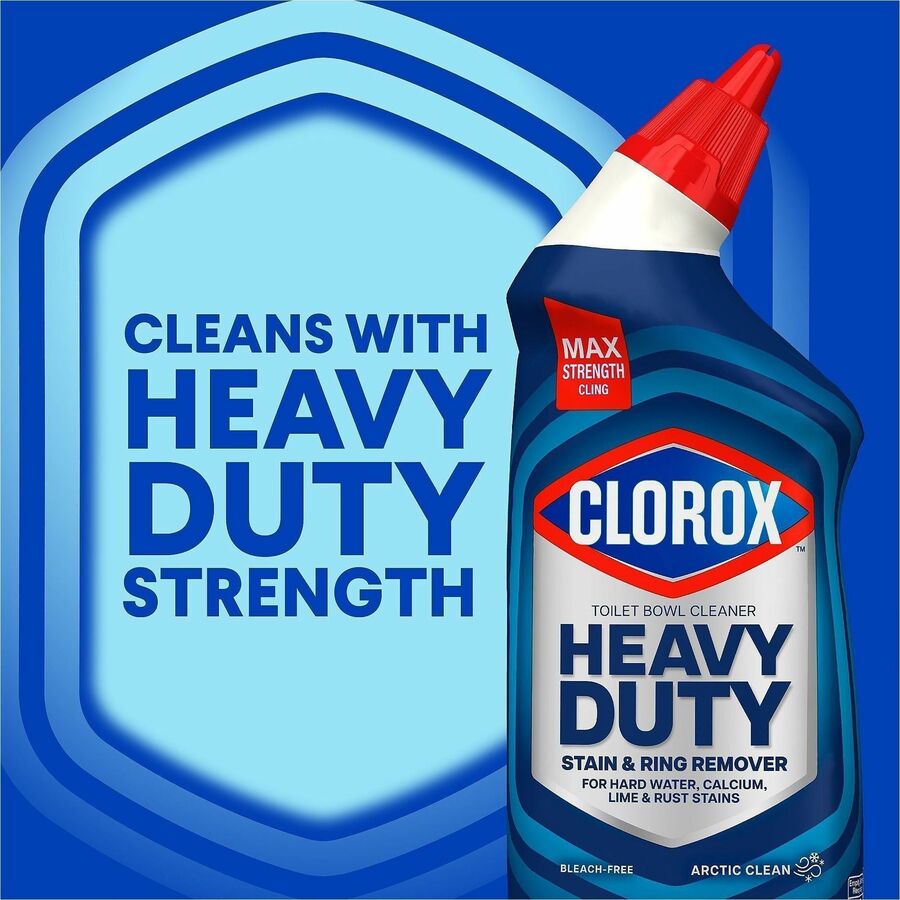 Clorox Toilet Bowl Cleaner, 24 fl oz, Arctic Clean Scent, 2/Pallet (CLO00275PL)