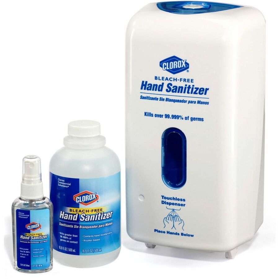 Clorox Commercial Solutions Hand Sanitizer Pump Bottle Dispenser, 16.90 fl oz, 12/Carton, 36 Cartons/Bundle (CLO02176BD)