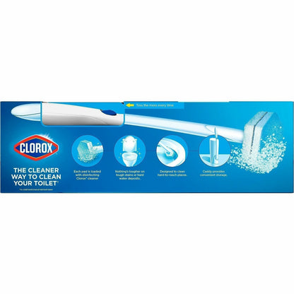 Clorox ToiletWand Disposable Toilet Cleaning System, 6 Kits/Carton, 18 Carton/Bundle (CLO03191BD)