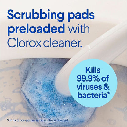 Clorox Toilet Wand Disposable Toilet Cleaning System, 6 Packs/Carton, 36/Pallet (CLO03191PL)