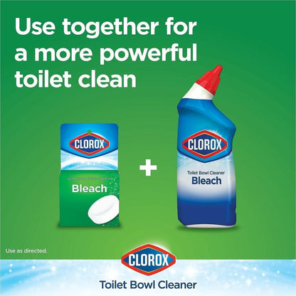 Clorox Ultra Clean Toilet Bleach Tablet, 3.50 oz, 2/Pack, 6 Packs/Carton, 70 Cartons/Bundle  (CLO30024BD)