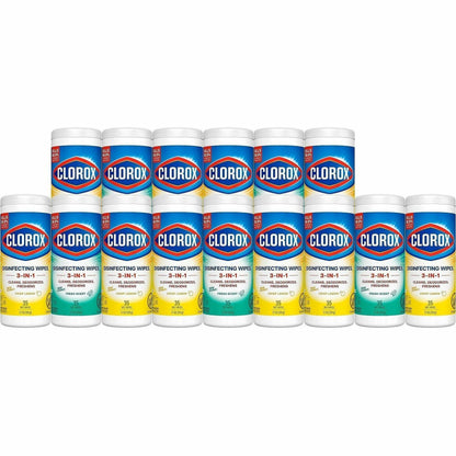 Clorox Disinfecting Cleaning Wipes Value Pack, 35/Tub, 3/Pack, 5 Pack/Carton 45 Carton/Pallet (CLO30112PL)