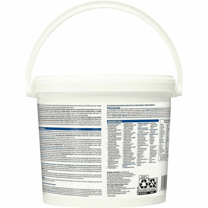 Clorox Healthcare Bleach Germicidal Wipes Bucket, 110/Tub, 2/Carton, 50 Cartons/Pallet (CLO30358PL)