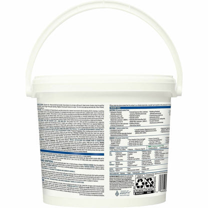 Clorox Healthcare Hydrogen Peroxide Cleaner Disinfectant Wipes,185/Tub, 2/Carton, 25 Cartons/Bundle (CLO30826BD)