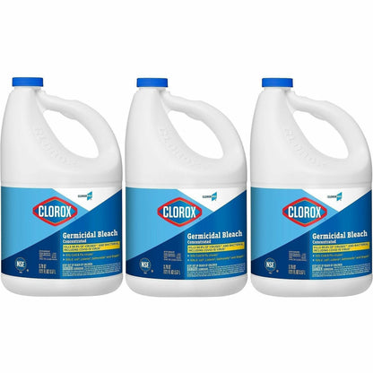 CloroxPro™ Germicidal Bleach Concentrate, 121 fl oz, 3/Carton, 28 Carton/Bundle (CLO30966BD)