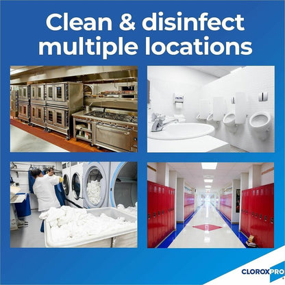 CloroxPro™ Germicidal Bleach Concentrate, 121 fl oz, 3/Carton, 28 Carton/Bundle (CLO30966BD)