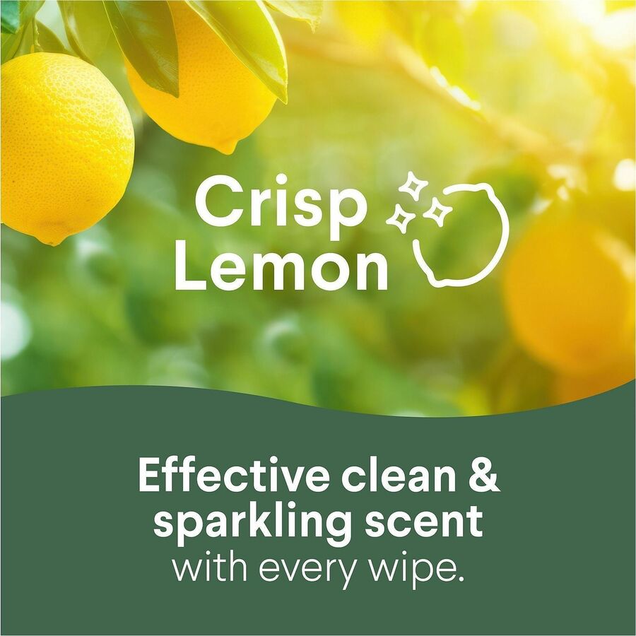 Clorox Disinfecting Cleaning Wipes Flex Pack, Crisp Lemon Scent, 75/Pack, 6 Pack/Carton, 50 Carton/Bundle (CLO31404BD)