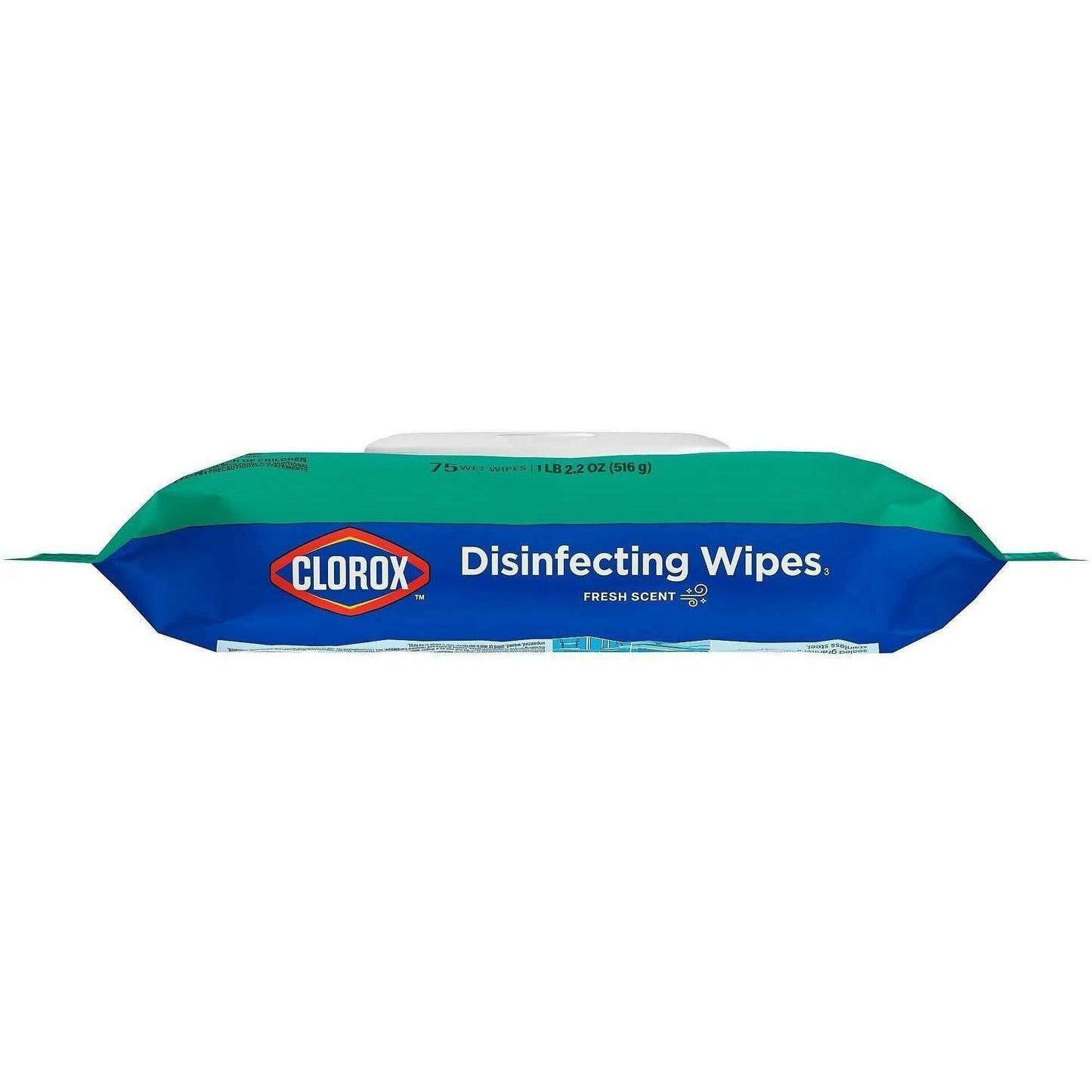 Clorox Disinfecting Cleaning Wipes Flex Pack, Fresh Scent,75/Pack, 6 Pack/Carton, 50 Carton/Bundle (CLO31430BD)