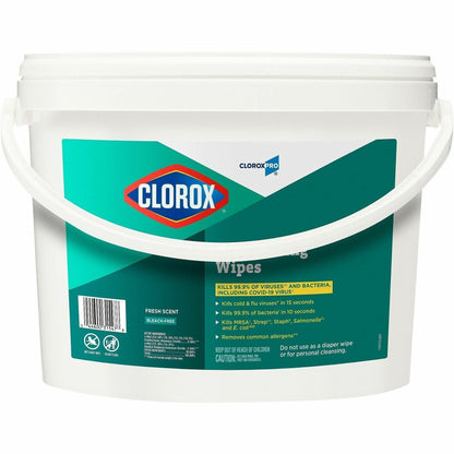 CloroxPro™ Disinfecting Wipes, Fresh Scent, 700/Tub, 24/Bundle (CLO31547BD)