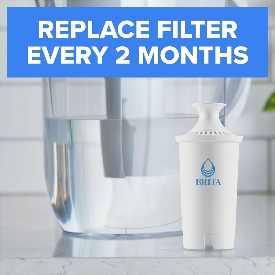 Brita Replacement Water Filter for Pitchers, 3/Pack, 42/Bundle, 2/Pallet (CLO35503PL)