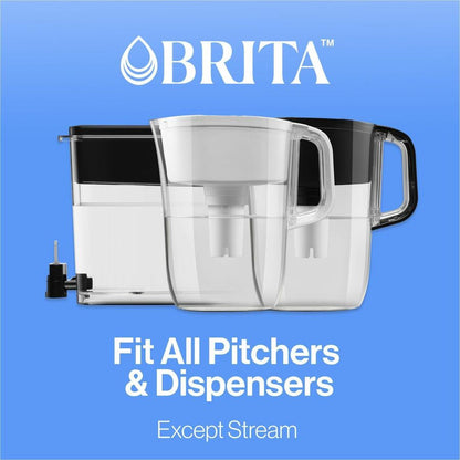 Brita Replacement Water Filter for Pitchers, 3/Pack, 42/Bundle, 2/Pallet (CLO35503PL)