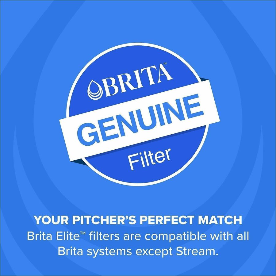 Brita Replacement Water Filter for Pitchers, 3/Pack, 42/Bundle, 2/Pallet (CLO35503PL)
