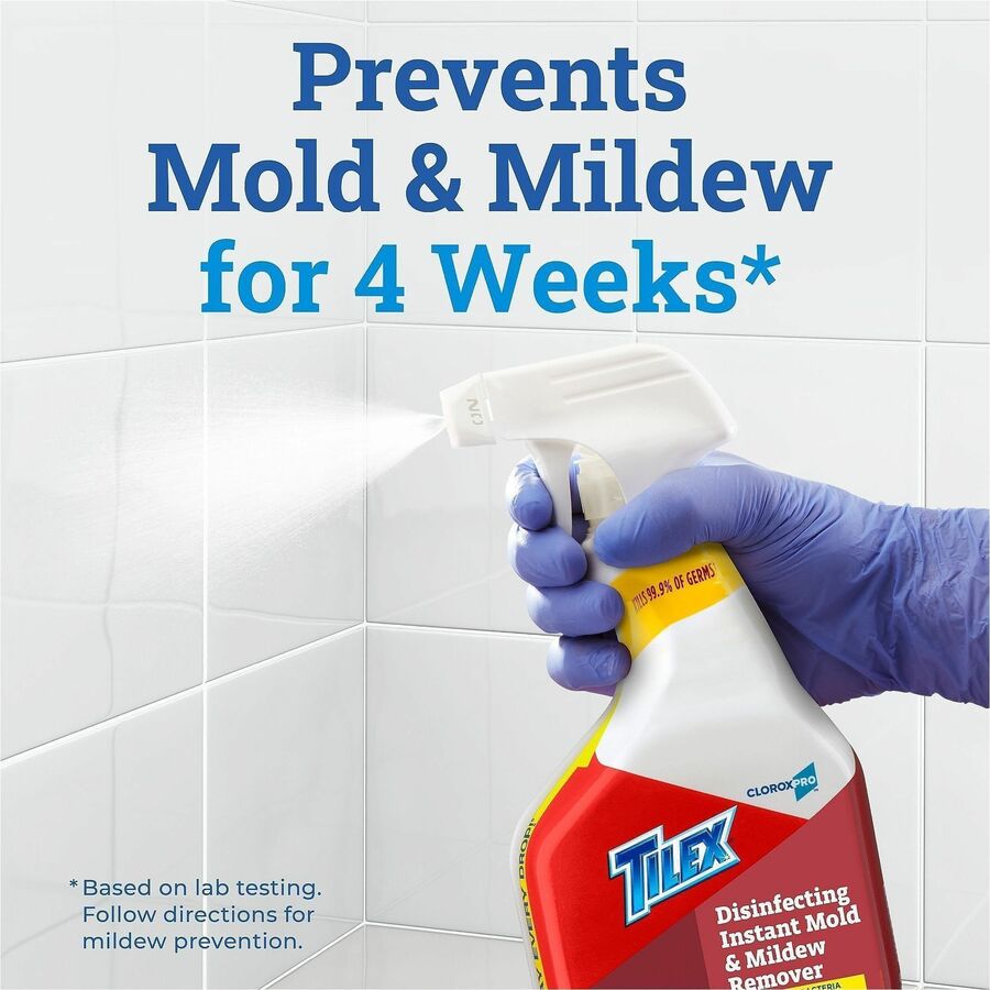 CloroxPro™ Tilex Disinfecting Instant Mold and Mildew Remover Spray, 32 fl oz 9/Carton, 24 Cartons/Bundle (CLO35600BD)