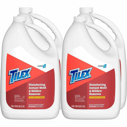 CloroxPro™ Tilex Disinfecting Instant Mold and Mildew Remover Refill, 128 fl oz, 4/Carton, 27/Pallet (CLO35605PL)