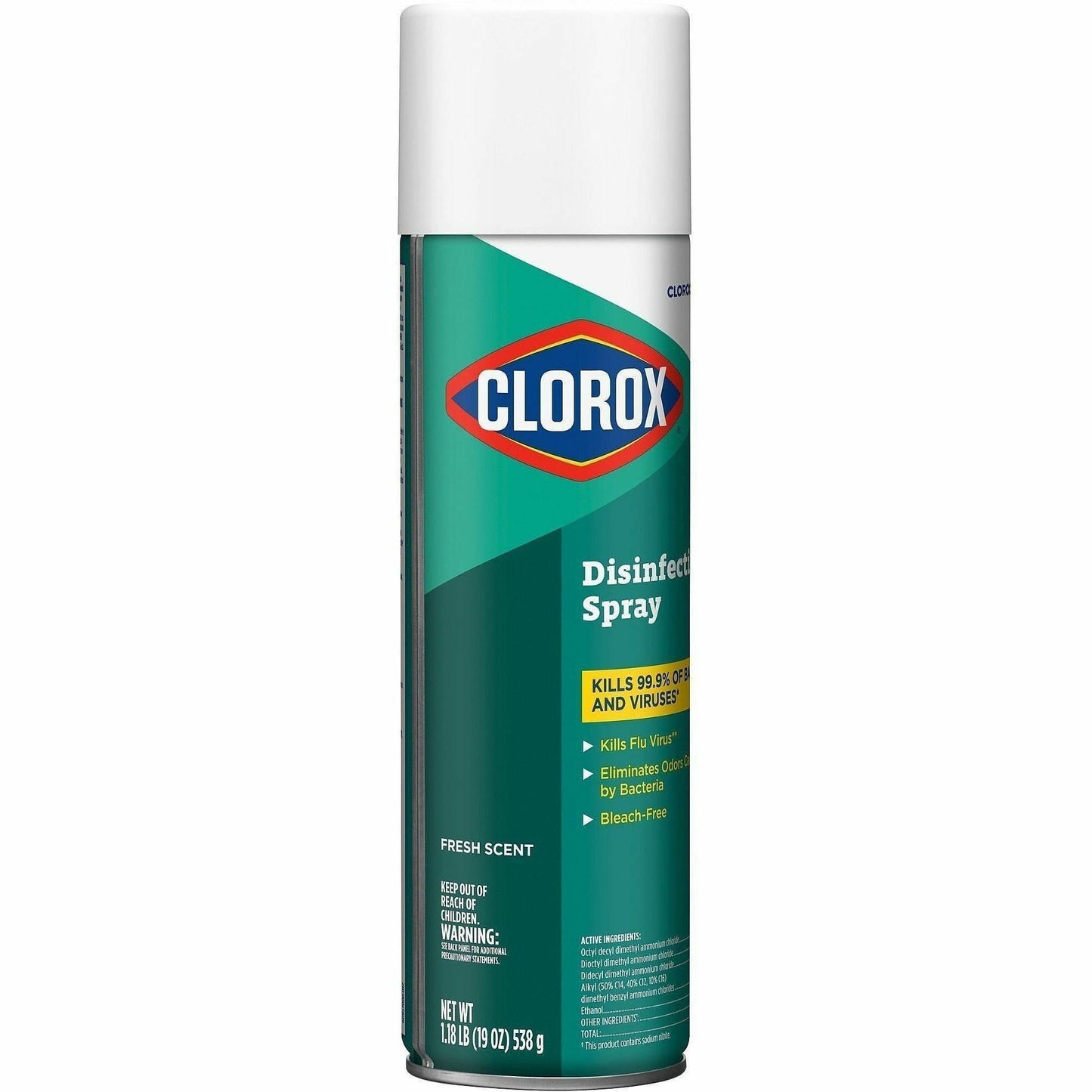 CloroxPro™ Disinfecting Spray, 19 fl oz, Fresh Scent, 12/Carton, 36 Cartons/Bundle (CLO38504BD)