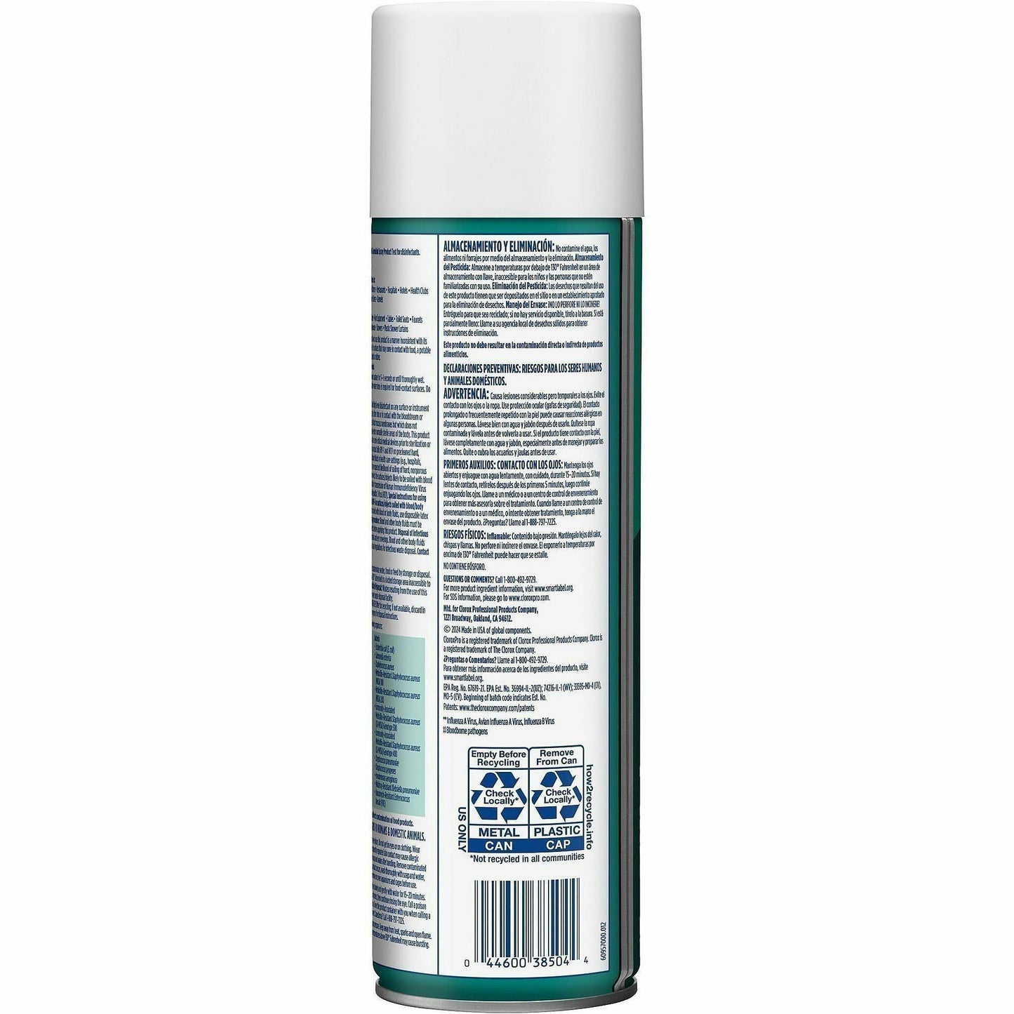 CloroxPro™ Disinfecting Spray, 19 fl oz, Fresh Scent, 12/Carton, 36 Cartons/Bundle (CLO38504BD)