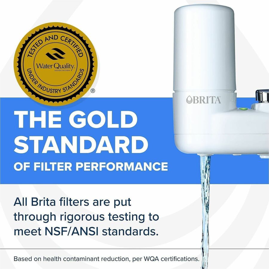 Brita Faucet Mount System with Elite Advanced Replacement Filter, 54/Bundle, 2/Pallet (CLO42201PL)