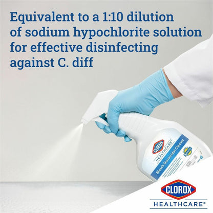 Clorox Healthcare Pull-Top Bleach Germicidal Cleaner, 32 fl oz, 180 Bottles/Bundle (CLO68832BD)