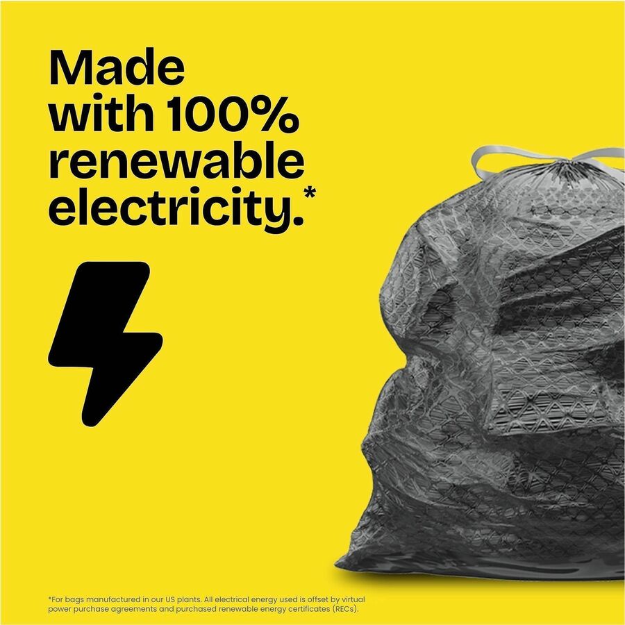 Glad ForceFlex Heavy-Duty 30 Gallon Large Drawstring Trash Bags, 50/Box, 3 Box/Carton, 26 Carton/Bundle (CLO78997BD)