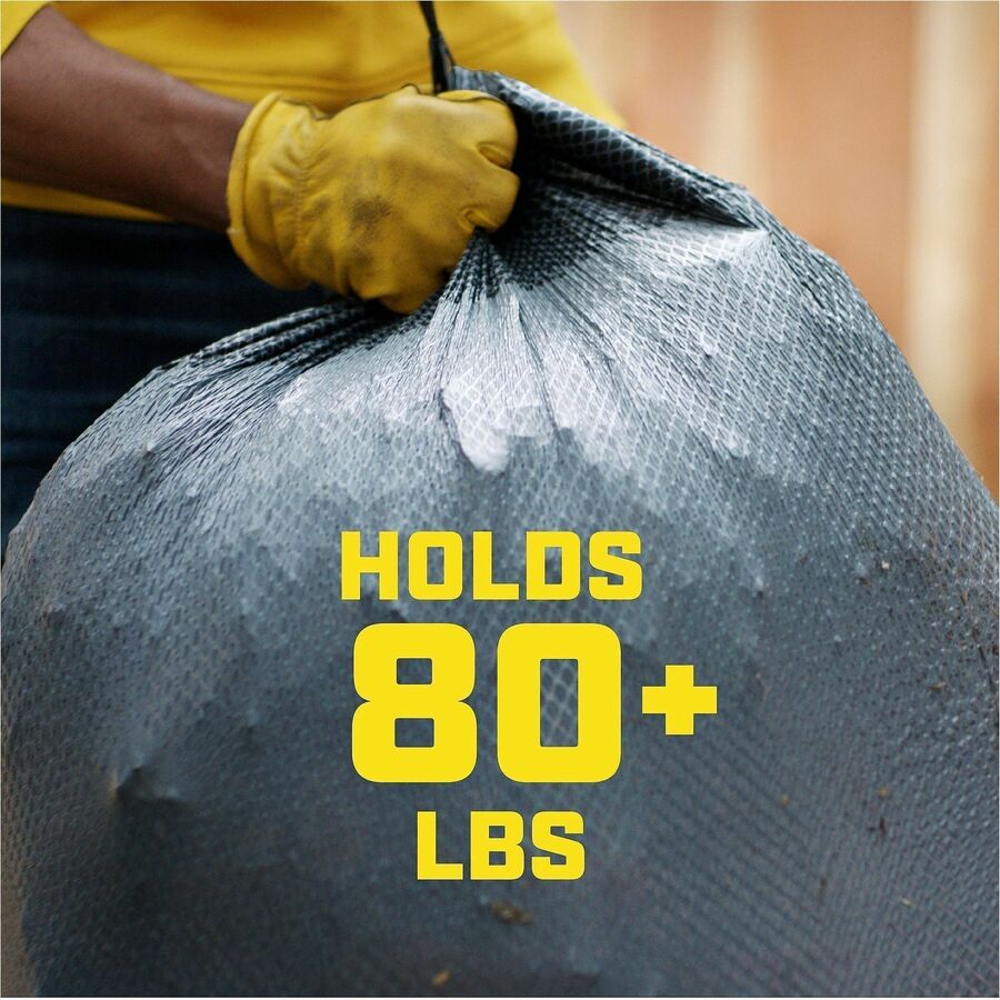 Glad ForceFlex Heavy-Duty 30 Gallon Large Drawstring Trash Bags, 50/Box, 3 Box/Carton, 52 Carton/Pallet (CLO78997PL)