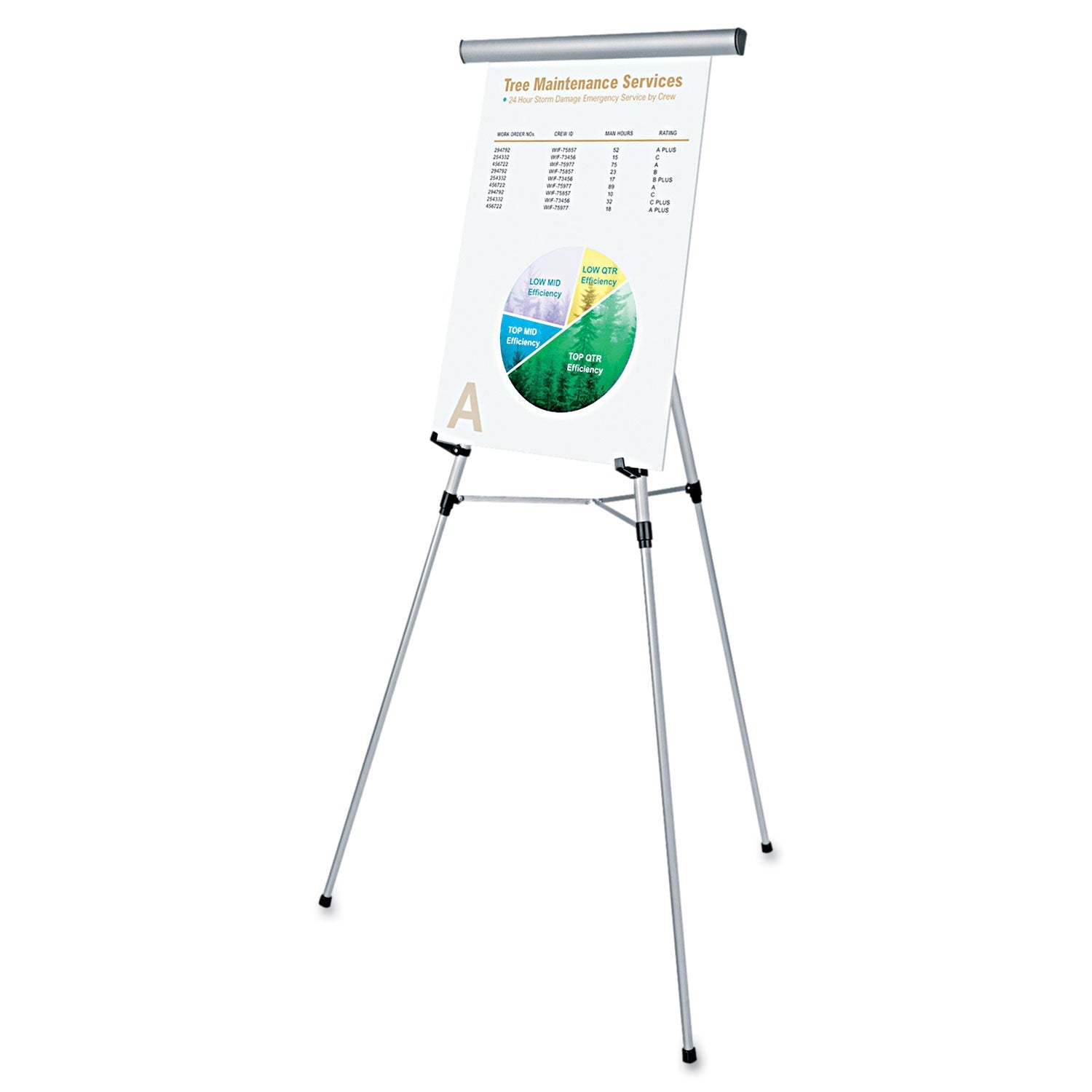 universal-3-leg-telescoping-easel-with-pad-retainer-num-unv43050_1
