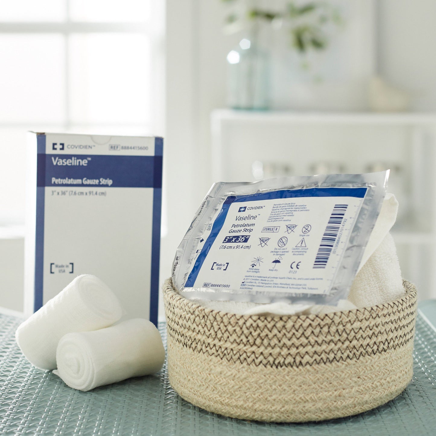 Vaseline® Petrolatum Impregnated Dressing Strip 3 X 36 Inch Sterile (46145_CS)