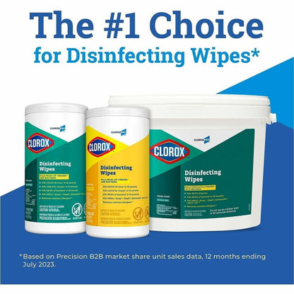 CloroxPro Disinfecting Wipes, Fresh Scent, 7" x 7", 700/Bag (CLO31428EA)