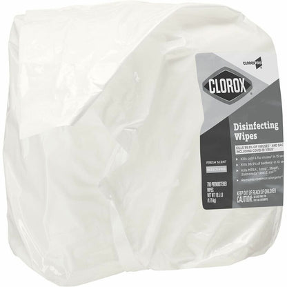CloroxPro Disinfecting Wipes, Fresh Scent, 7" x 7", 700/Bag (CLO31428EA)
